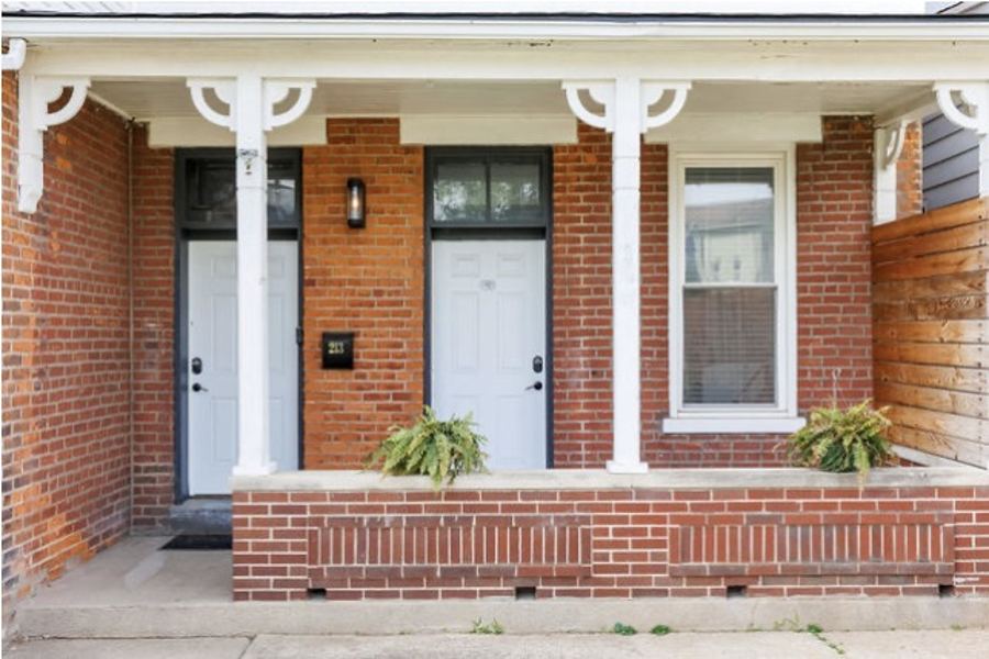 Front porch entry